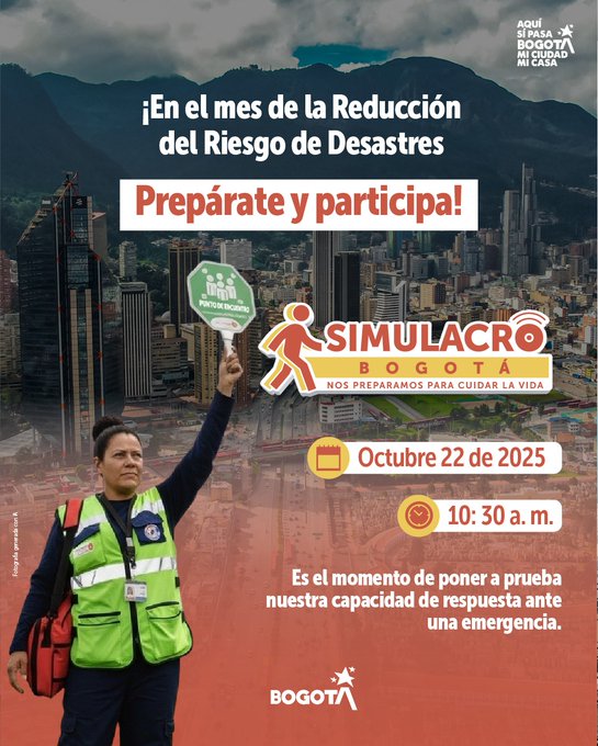 SIMULACRO DISTRITAL 2025 – ¡PREPÁRATE Y PARTICIPA!